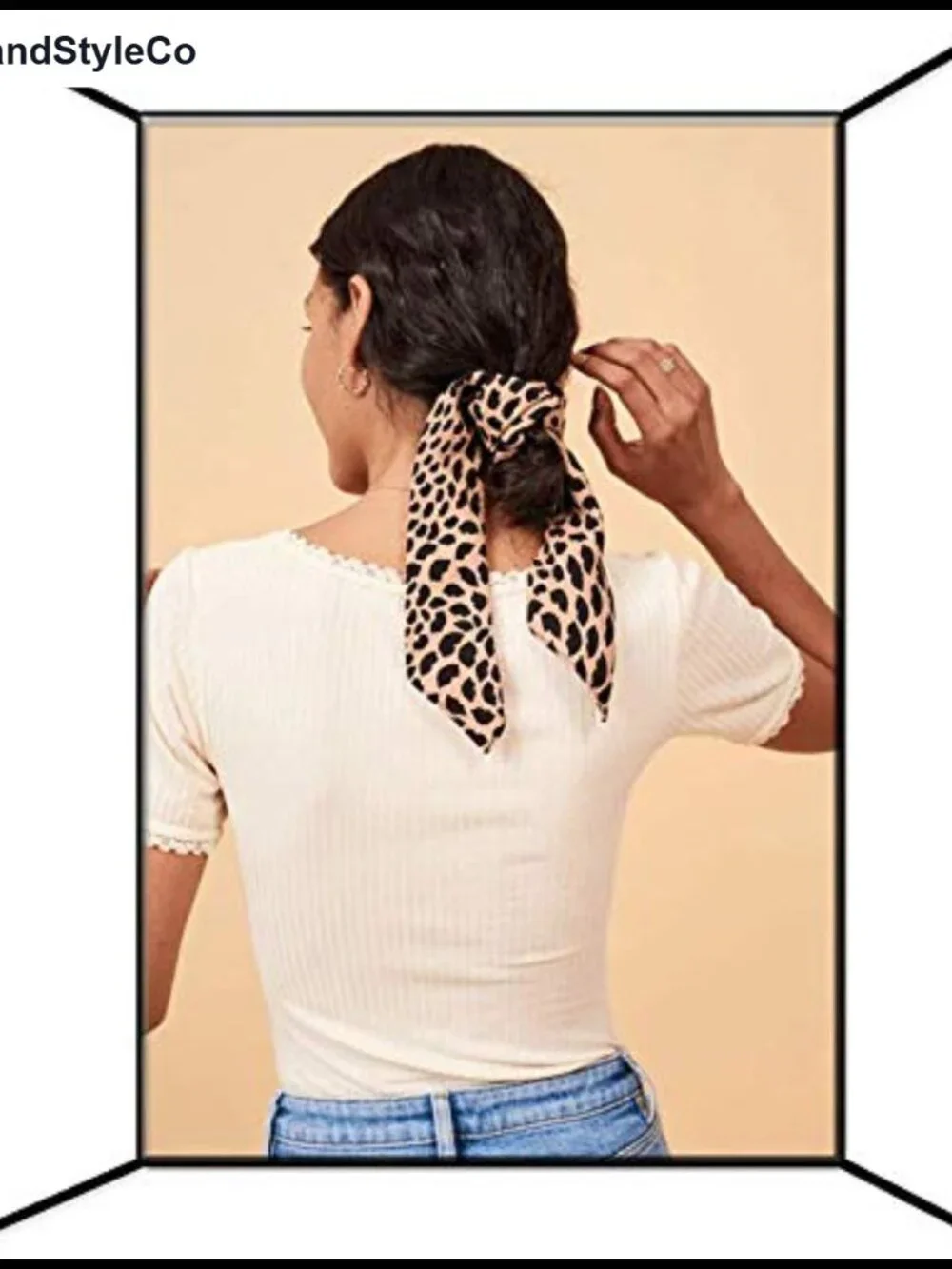 2/6/10 Pack Imitation Silk Scarf Bags for Women Hair Neck Handbag Decor Fashion